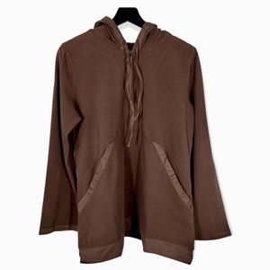 Soft Surroundings Hooded 1/2 Zip Sweater, Medium